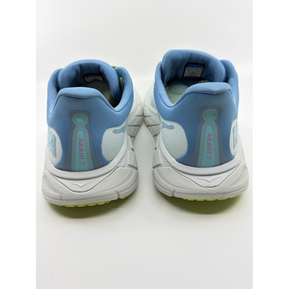 Hoka Arahi 7 Running Shoes Women 10 Blue Illusion Sunlit Ocean Stability Sneaker - Picture 3 of 11